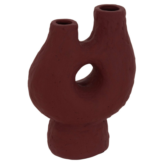 Επιτραπεζιο διακοσμητικο βαζο namentis hm4665.03s βυσσινι τερακοτα--26x15x32.5υεκ ** Επιτραπεζιο διακοσμητικο βαζο namentis hm4665.03s βυσσινι τερακοτα--26x15x32.5υεκ **