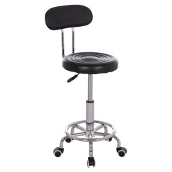 Σκαμπο περιστρεφομενο σχεδιαστηριου iris hm211.21 pu μαυρο homemarkt 34x43x86,5υεκ. τεμ ** - 2