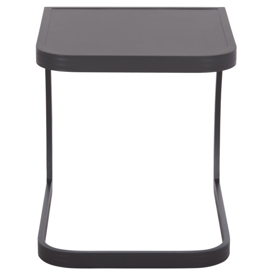 Βοηθητικο τραπεζι ξαπλωστρασ rickon hm6324.01 αλουμινιο σε γκρι 45x48x49,5υεκ **