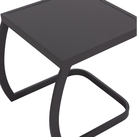 Βοηθητικο τραπεζι ξαπλωστρασ rickon hm6324.01 αλουμινιο σε γκρι 45x48x49,5υεκ **