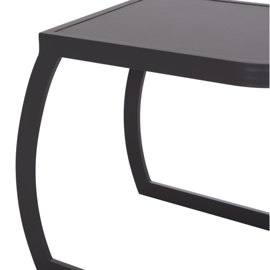 Βοηθητικο τραπεζι ξαπλωστρασ rickon hm6324.01 αλουμινιο σε γκρι 45x48x49,5υεκ **