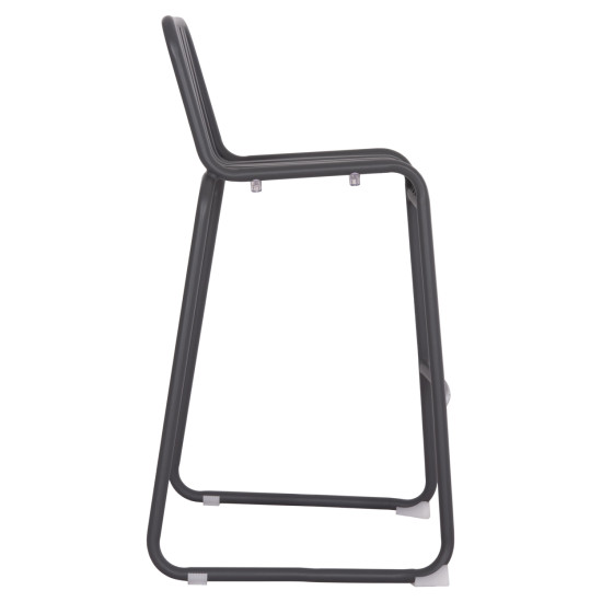 Σκαμπο μπαρ αλουμινιου rachel hm6341.01 γκρι 47x56,5x98,5υεκ. **