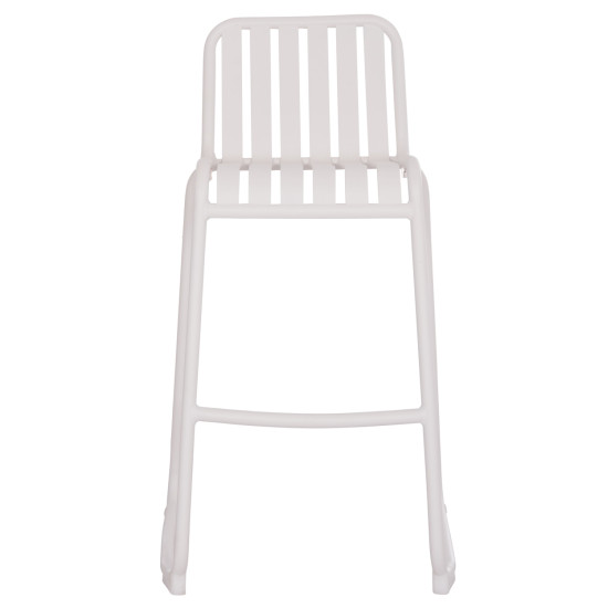 Σκαμπο μπαρ αλουμινιου rachel hm6341.02 λευκο 47x56,5x98,5υεκ. **