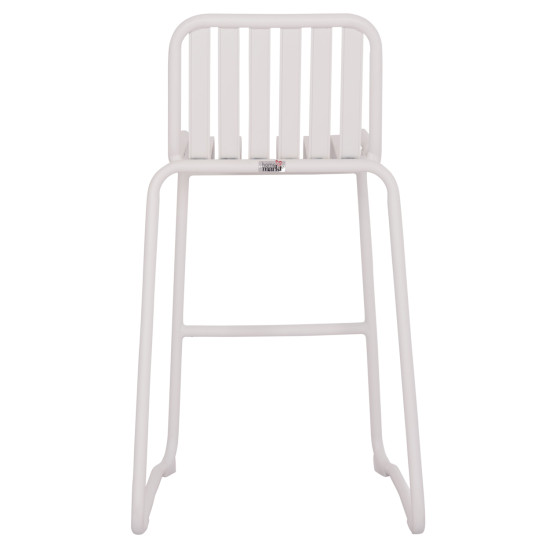 Σκαμπο μπαρ αλουμινιου rachel hm6341.02 λευκο 47x56,5x98,5υεκ. **