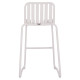 Σκαμπο μπαρ αλουμινιου rachel hm6341.02 λευκο 47x56,5x98,5υεκ. **