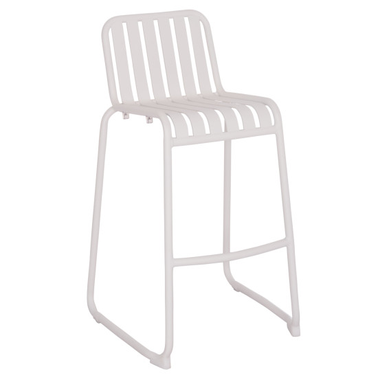 Σκαμπο μπαρ αλουμινιου rachel hm6341.02 λευκο 47x56,5x98,5υεκ. **
