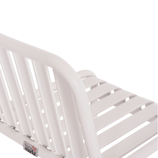 Σκαμπο μπαρ αλουμινιου rachel hm6341.02 λευκο 47x56,5x98,5υεκ. **
