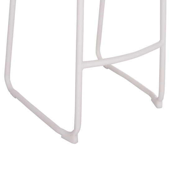 Σκαμπο μπαρ αλουμινιου rachel hm6341.02 λευκο 47x56,5x98,5υεκ. **