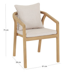 ΠΟΛΥΘΡΟΝΑ CONTREL HM6244.01 ΞΥΛΟ ΑΚΑΚΙΑΣ ΦΥΣΙΚΟ-ΣΧΟΙΝΙ & ΜΑΞΙΛΑΡΙΑ ΜΠΕΖ 58x60x74Υεκ. - 2τεμ ** ΠΟΛΥΘΡΟΝΑ CONTREL HM6244.01 ΞΥΛΟ ΑΚΑΚΙΑΣ ΦΥΣΙΚΟ-ΣΧΟΙΝΙ & ΜΑΞΙΛΑΡΙΑ ΜΠΕΖ 58x60x74Υεκ. - 2τεμ **