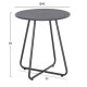Σετ lounge 3tmx εξ.χωρου pony hm21193 μεταλλο σε γκρι--συνθ.rattan σε λευκο-μαυρο **