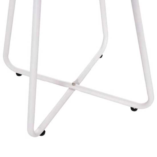 Σετ lounge 3tmx εξ.χωρου pony hm21193.02 μεταλλο και συνθ.rattan σε λευκο-μαυρο **