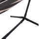 Αιωρα crave hm6304.03 ανθρακι μεταλ. σκελετοσ--μπλε σκουρο πανι με λευκη ριγα 265x93x105υεκ **