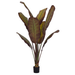 Διακοσμητικο συνθετικο φυτο hm4740 ιαπωνικη μπανανα σε γλαστρα 85x75x225υεκ. **