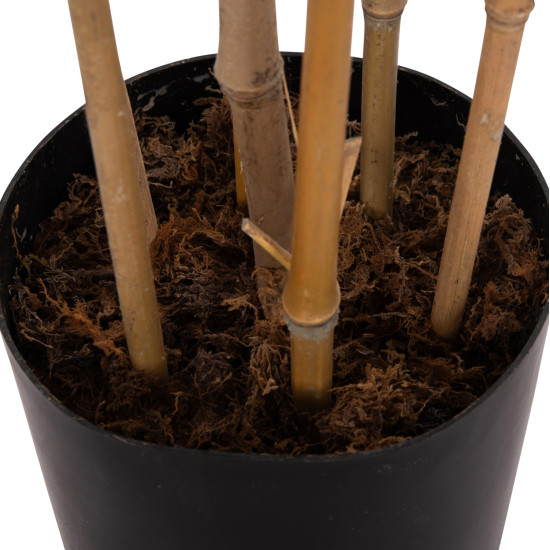 Διακοσμητικο συνθετικο φυτο hm4737 bamboo σε γλαστρα 20x95x200υεκ. **