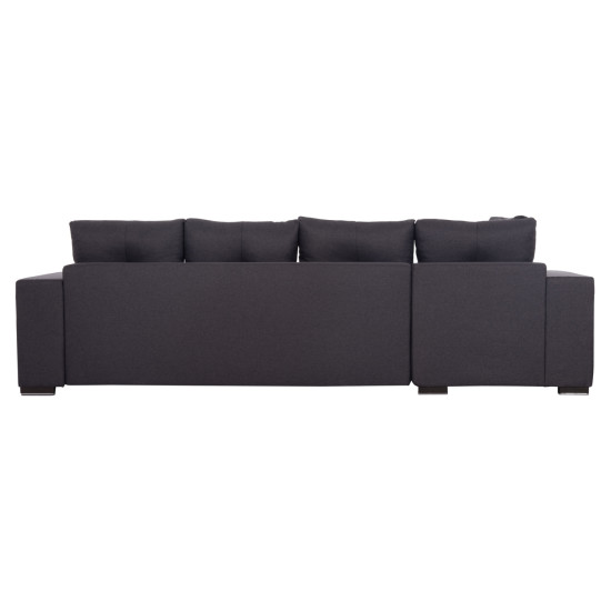 Γωνιακοσ καναπεσ-κρεβατι με αποθ.χωρο trendston hm3302.01l γκρι υφασμα 298x177x95υεκ **