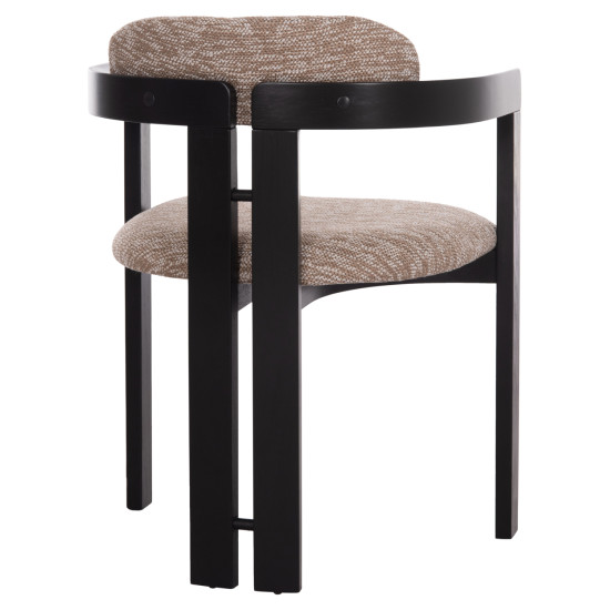 ΠΟΛΥΘΡΟΝΑ ΤΡΑΠΕΖΑΡΙΑΣ KALL HM18247.02 ΚΑΦΕ ΥΦΑΣΜΑ--PLYWOOD ΣΕ ΜΑΥΡΟ 56x45x73Υεκ - 2τεμ **