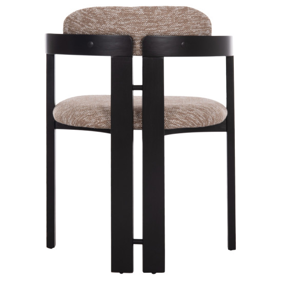 ΠΟΛΥΘΡΟΝΑ ΤΡΑΠΕΖΑΡΙΑΣ KALL HM18247.02 ΚΑΦΕ ΥΦΑΣΜΑ--PLYWOOD ΣΕ ΜΑΥΡΟ 56x45x73Υεκ - 2τεμ **