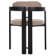 ΠΟΛΥΘΡΟΝΑ ΤΡΑΠΕΖΑΡΙΑΣ KALL HM18247.02 ΚΑΦΕ ΥΦΑΣΜΑ--PLYWOOD ΣΕ ΜΑΥΡΟ 56x45x73Υεκ - 2τεμ **