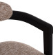 ΠΟΛΥΘΡΟΝΑ ΤΡΑΠΕΖΑΡΙΑΣ KALL HM18247.02 ΚΑΦΕ ΥΦΑΣΜΑ--PLYWOOD ΣΕ ΜΑΥΡΟ 56x45x73Υεκ - 2τεμ **