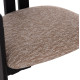 ΠΟΛΥΘΡΟΝΑ ΤΡΑΠΕΖΑΡΙΑΣ KALL HM18247.02 ΚΑΦΕ ΥΦΑΣΜΑ--PLYWOOD ΣΕ ΜΑΥΡΟ 56x45x73Υεκ - 2τεμ **