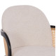 ΠΟΛΥΘΡΟΝΑ ΤΡΑΠΕΖΑΡΙΑΣ BECKER HM18246.02 PLYWOOD ΜΑΥΡΟ--ΕΚΡΟΥ ΥΦΑΣΜΑ 54x62x79Υεκ. - 2τεμ **