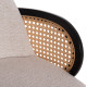 ΣΚΑΜΠΟ ΜΠΑΡ ΠΕΡΙΣΤΡΕΦΟΜΕΝΟ BECKER HM18251.02 PLYWOOD ΜΑΥΡΟ--ΕΚΡΟΥ ΥΦΑΣΜΑ 50x52x100Υ - 2τεμ **