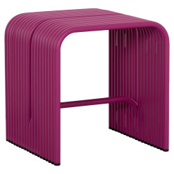 Σκαμπο σειρα intrepid hm6325.05 αλουμινιο σε μωβ χρωμα 40x38x42,5yεκ. **