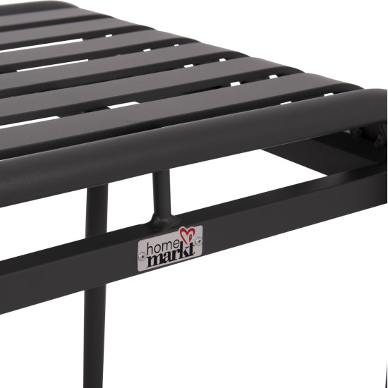Σκαμπο αλουμινιου rachel hm6340.01 γκρι 45x45x46υεκ. **