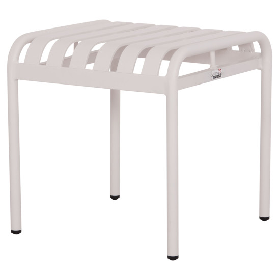 Σκαμπο αλουμινιου rachel hm6340.02 λευκο 45x45x46υεκ. **