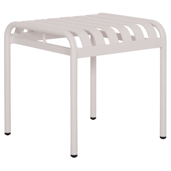Σκαμπο αλουμινιου rachel hm6340.02 λευκο 45x45x46υεκ. **