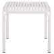 Τραπεζι τετραγωνο αλουμινιου rachel hm6338.02 λευκο 80x80x75υεκ. **