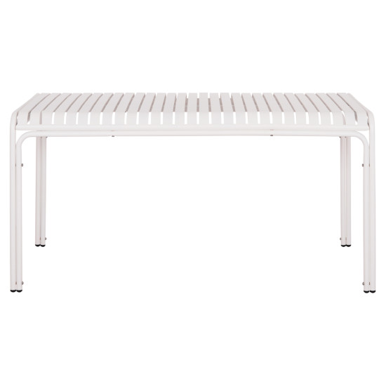 Τραπεζι αλουμινιου rachel hm6339.02 λευκο 150x80x75υεκ. **