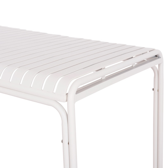 Τραπεζι αλουμινιου rachel hm6339.02 λευκο 150x80x75υεκ. **