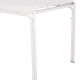 Τραπεζι αλουμινιου rachel hm6339.02 λευκο 150x80x75υεκ. **