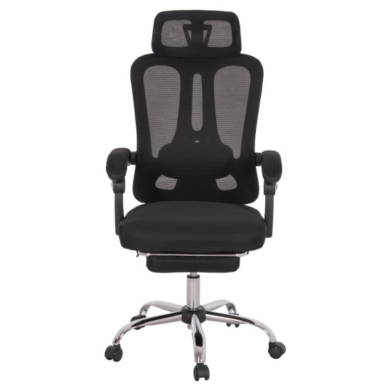 Καρεκλα γραφειου barnet hm18258.01 μαυρο mesh-μαυροσ σκελετοσ nylon 61x62x123υ **