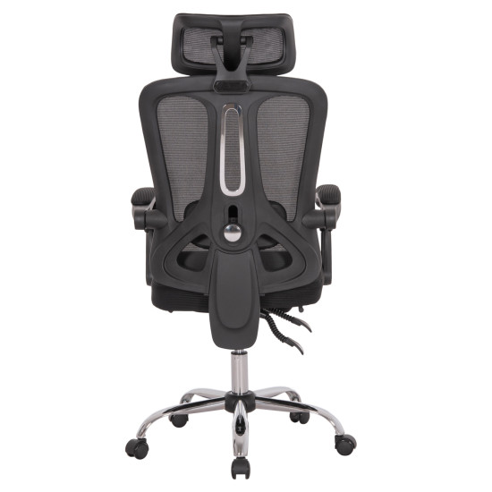 Καρεκλα γραφειου barnet hm18258.01 μαυρο mesh-μαυροσ σκελετοσ nylon 61x62x123υ **