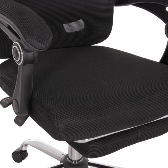 Καρεκλα γραφειου barnet hm18258.01 μαυρο mesh-μαυροσ σκελετοσ nylon 61x62x123υ **