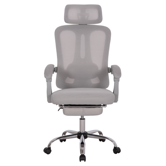 Καρεκλα γραφειου barnet hm18258.02 γκρι mesh-γκρι σκελετοσ nylon 61x62x123υ **