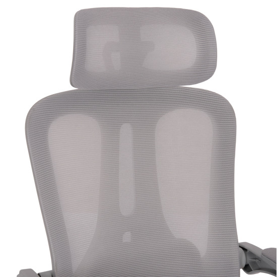 Καρεκλα γραφειου barnet hm18258.02 γκρι mesh-γκρι σκελετοσ nylon 61x62x123υ **