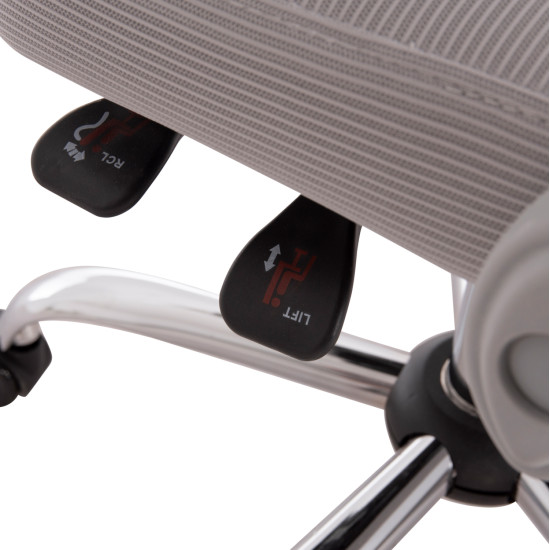 Καρεκλα γραφειου barnet hm18258.02 γκρι mesh-γκρι σκελετοσ nylon 61x62x123υ **