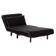 Πολυθρονα κρεβατι braxton hm8425.03 μαυρο υφασμα 78x88x78υεκ. **