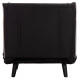 Πολυθρονα κρεβατι braxton hm8425.03 μαυρο υφασμα 78x88x78υεκ. **