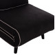 Πολυθρονα κρεβατι braxton hm8425.03 μαυρο υφασμα 78x88x78υεκ. **