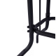 Σετ τραπεζαριασ 5τμχ adam hm21160 καρεκλεσ αλουμινιου & τραπεζι 120x70 γκρι **