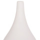 Επιτραπεζιο διακοσμητικο βαζο deni hm4663.02s fiber cement σε λευκο--φ15x27υεκ. **
