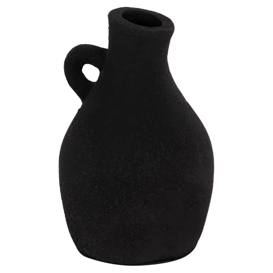 Επιτραπεζιο διακοσμητικο βαζο decant hm4667.01l τερακοτα σε μαυρο--φ14x21υεκ. ** Επιτραπεζιο διακοσμητικο βαζο decant hm4667.01l τερακοτα σε μαυρο--φ14x21υεκ. **