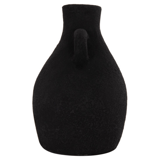 Επιτραπεζιο διακοσμητικο βαζο decant hm4667.01l τερακοτα σε μαυρο--φ14x21υεκ. ** Επιτραπεζιο διακοσμητικο βαζο decant hm4667.01l τερακοτα σε μαυρο--φ14x21υεκ. **