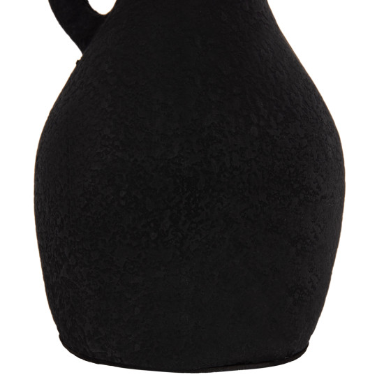 Επιτραπεζιο διακοσμητικο βαζο decant hm4667.01l τερακοτα σε μαυρο--φ14x21υεκ. ** Επιτραπεζιο διακοσμητικο βαζο decant hm4667.01l τερακοτα σε μαυρο--φ14x21υεκ. **