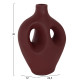 Επιτραπεζιο διακοσμητικο βαζο fliker hm4666.03l τερακοτα σε βυσσινι--22.5x12x30υεκ. **
