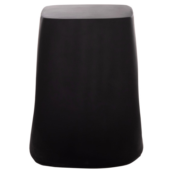 Σκαμπο σαλονιου lans hm4691.01 fiber cement σε μαυρο--58x28x45.5υεκ. **